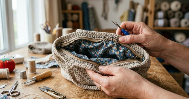 Fodera borsa lerrore con la cerniera che rovina tutto il lavoro