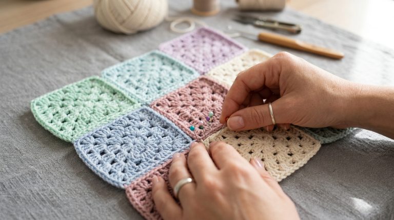 Borsa uncinetto mattonelle: passaggi semplici per