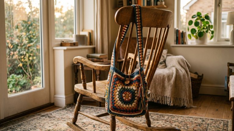Borse uncinetto mattonelle: lo stile granny intram