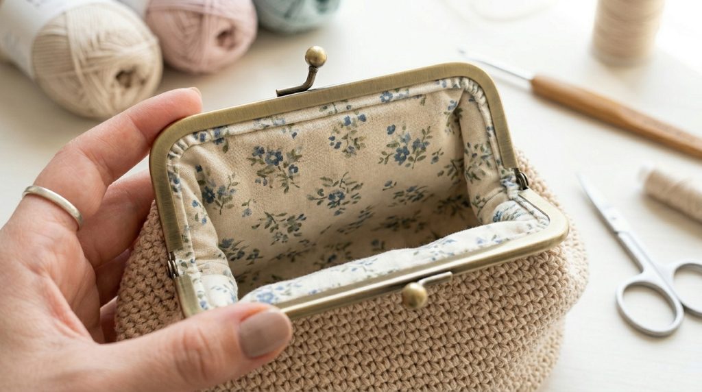 Borsa elegante: uso questo filato lucido per i matrimoni estivi